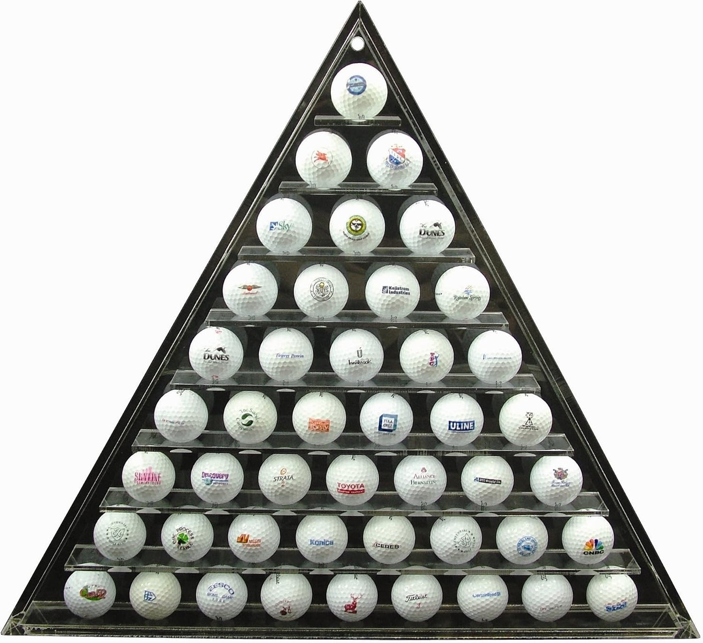 Pyramid 45 Golf Ball Display
