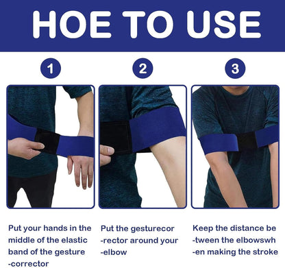 Golf Swing Training Aids, Golf Swing Trainer, Arm Band Trainer Value Pack, Golf Training Aids Professional Motion Posture Correction for Men Women Kids (Golf Swing Band-Blue)