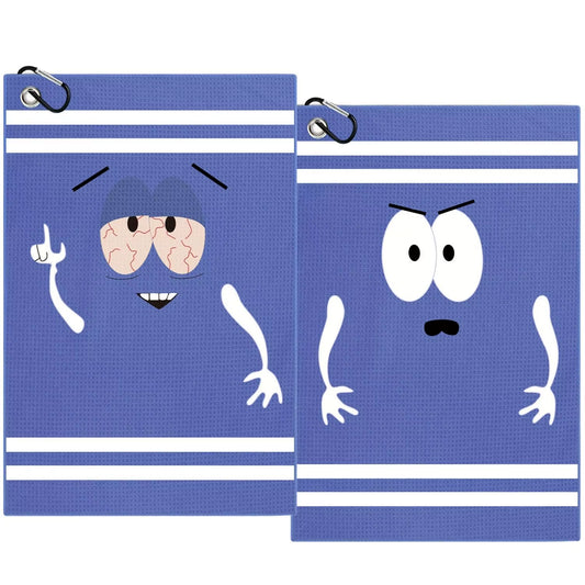 Funny Microfiber Premium Golf Towel,Printed Golf Towels for Golf Bags for Men&Women, Great Golf Accessories for Men Golfers