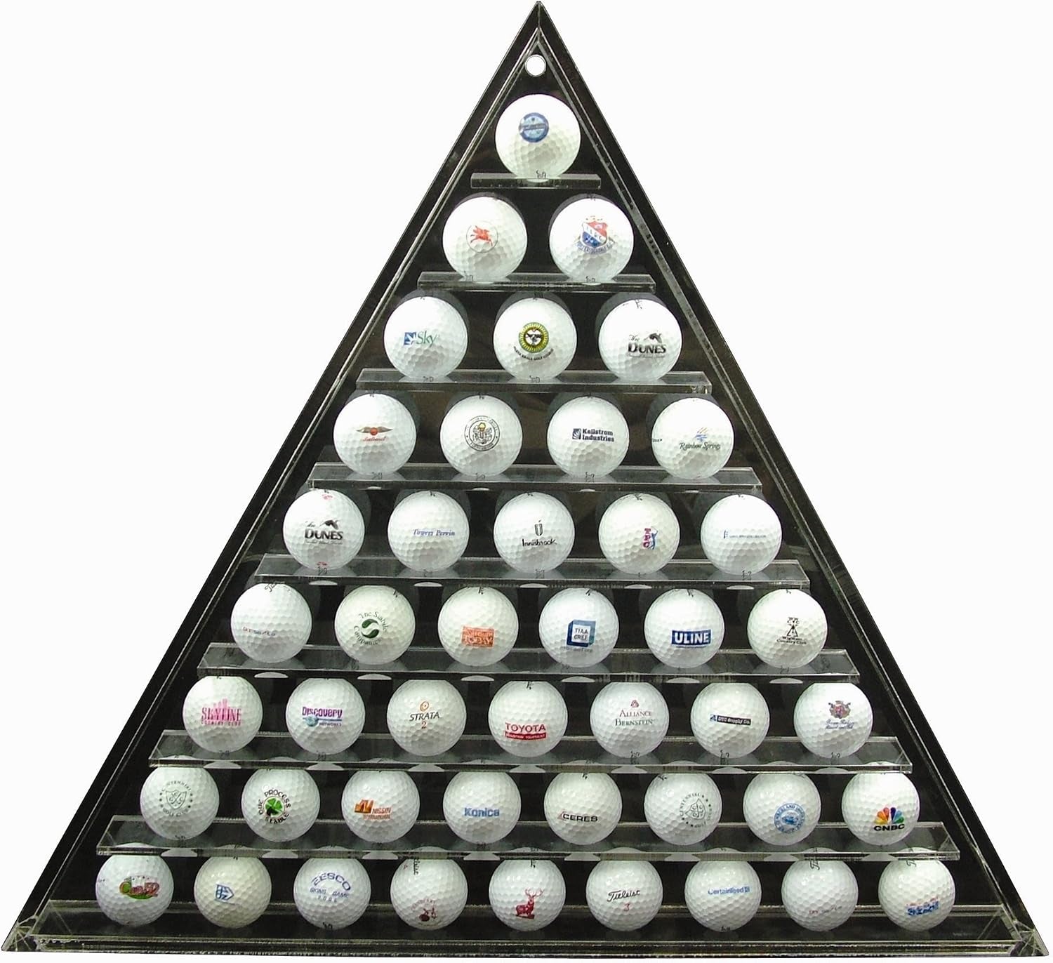 Pyramid 45 Golf Ball Display