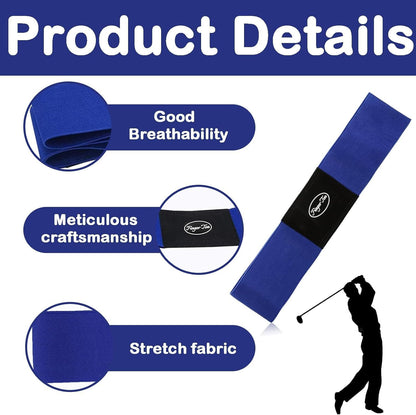 Golf Swing Training Aids, Golf Swing Trainer, Arm Band Trainer Value Pack, Golf Training Aids Professional Motion Posture Correction for Men Women Kids (Golf Swing Band-Blue)